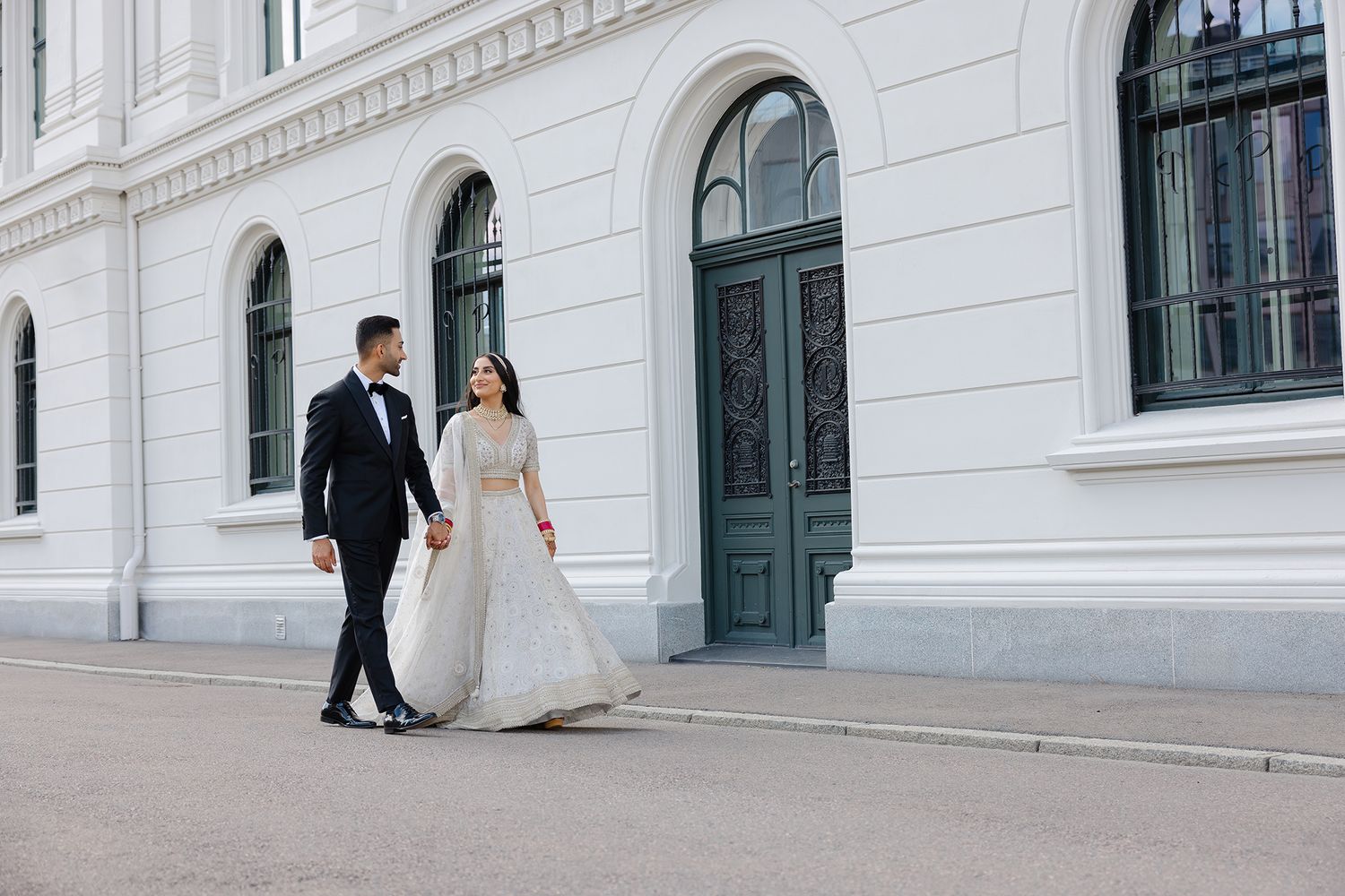 Indisk brudepar i Oslo