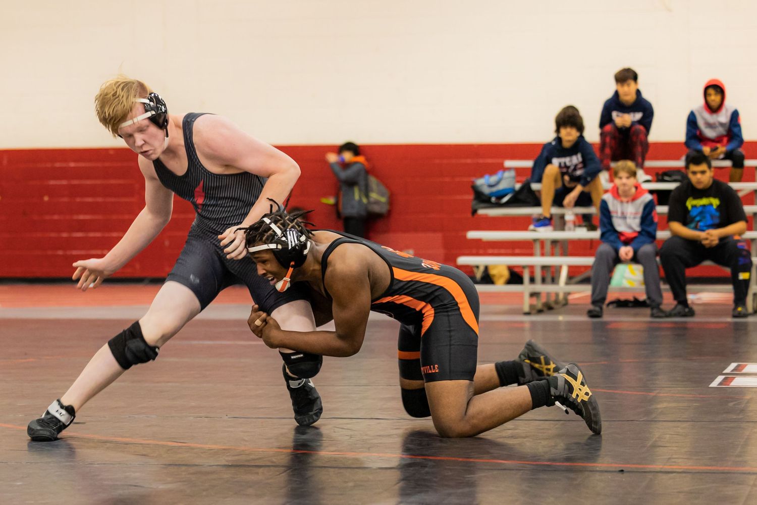 Maine South wrestling sports photography