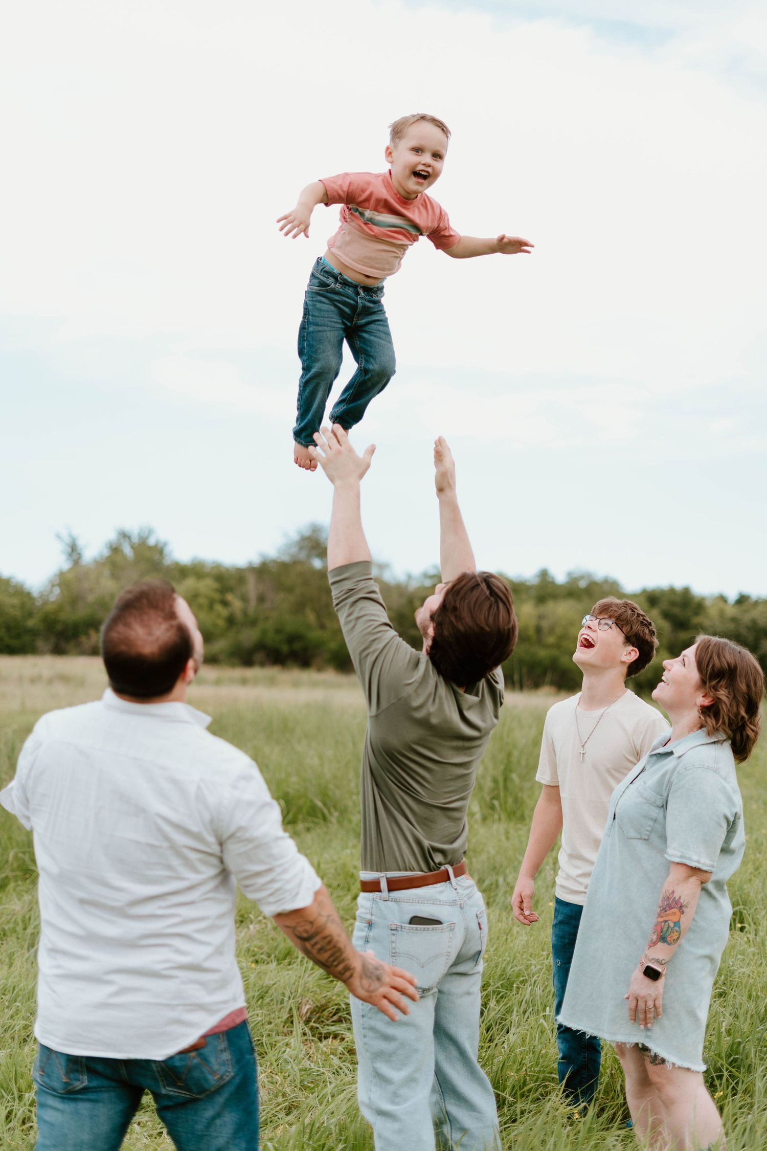 Iowa Family Portrait Outdoor Session Photography