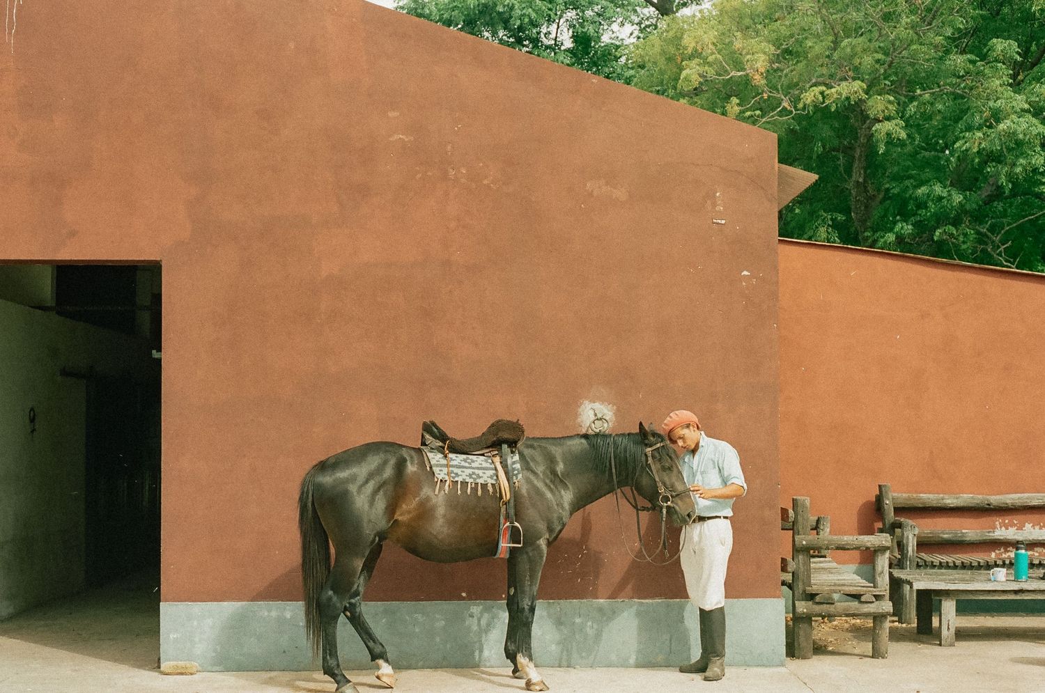 Juan and Superman, Buenoes Aires, Argentina. Horse, Gaucho, Portrait, Travel Photography.