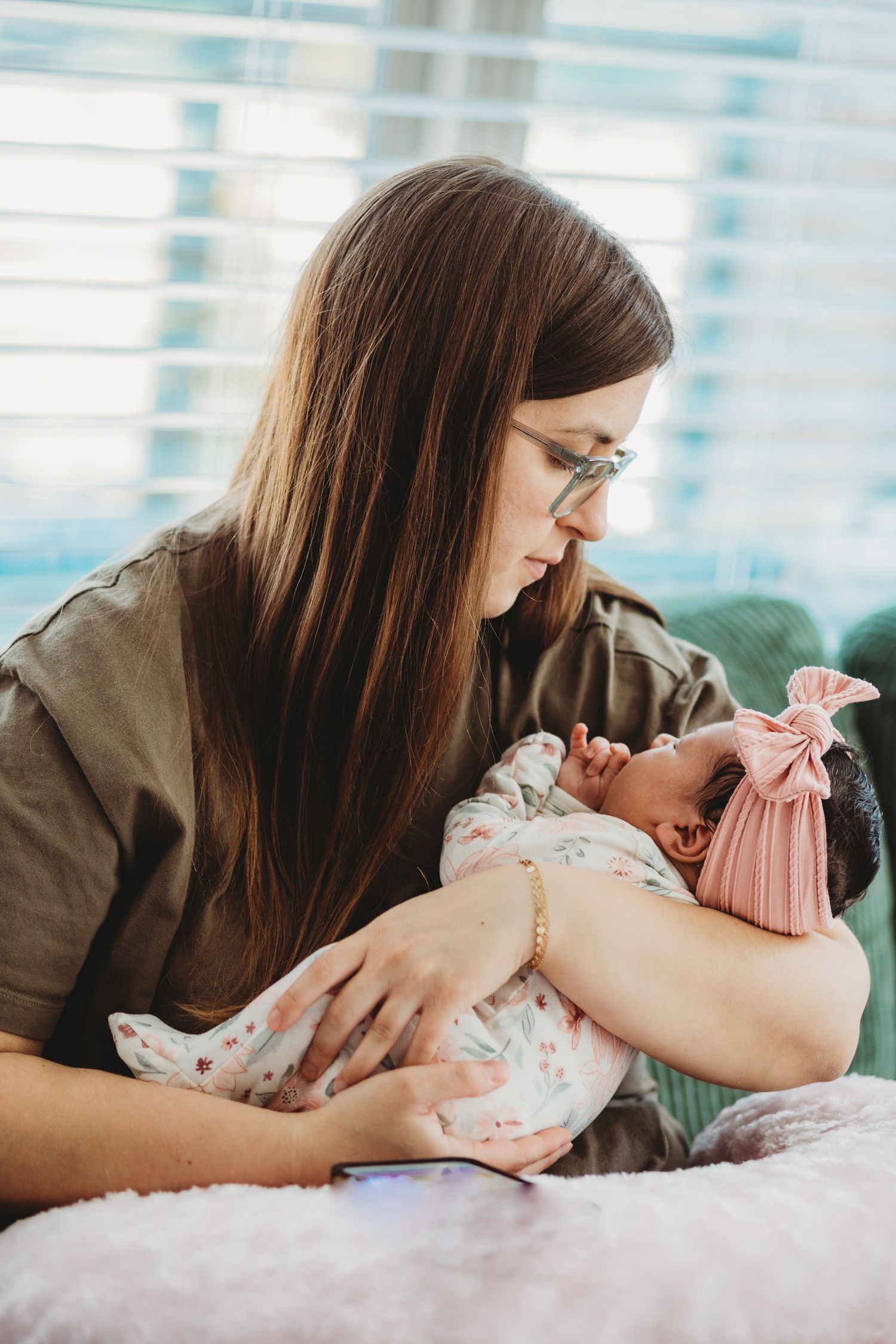 Mother and baby portrait photography session by GEarlePhotography