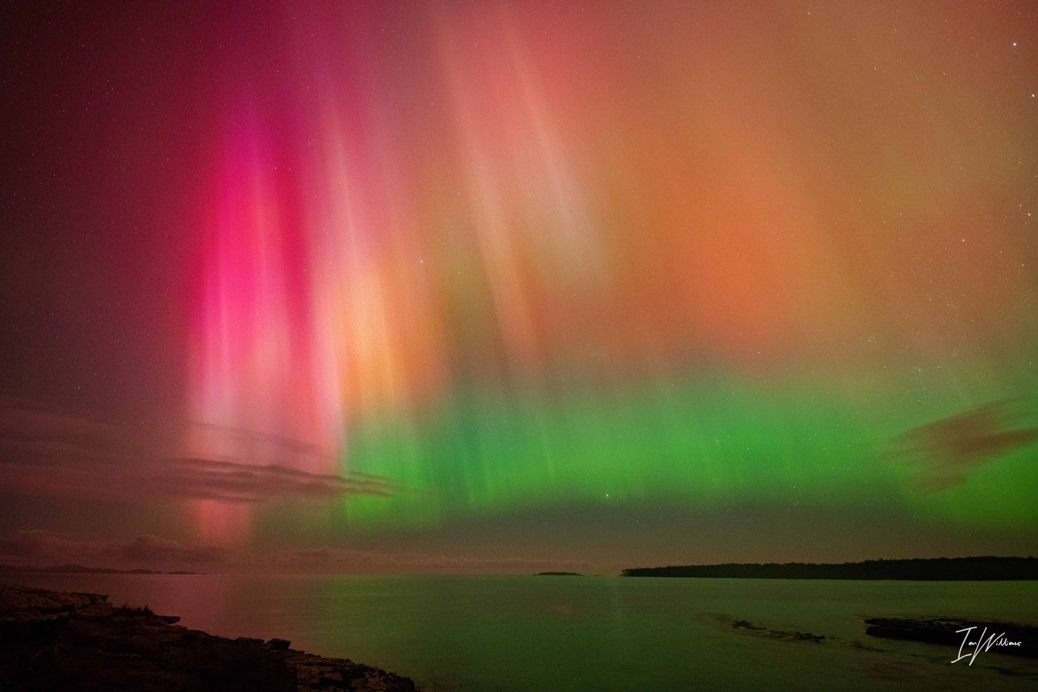 Aurora Australis, Tasmania, 11 May 2024