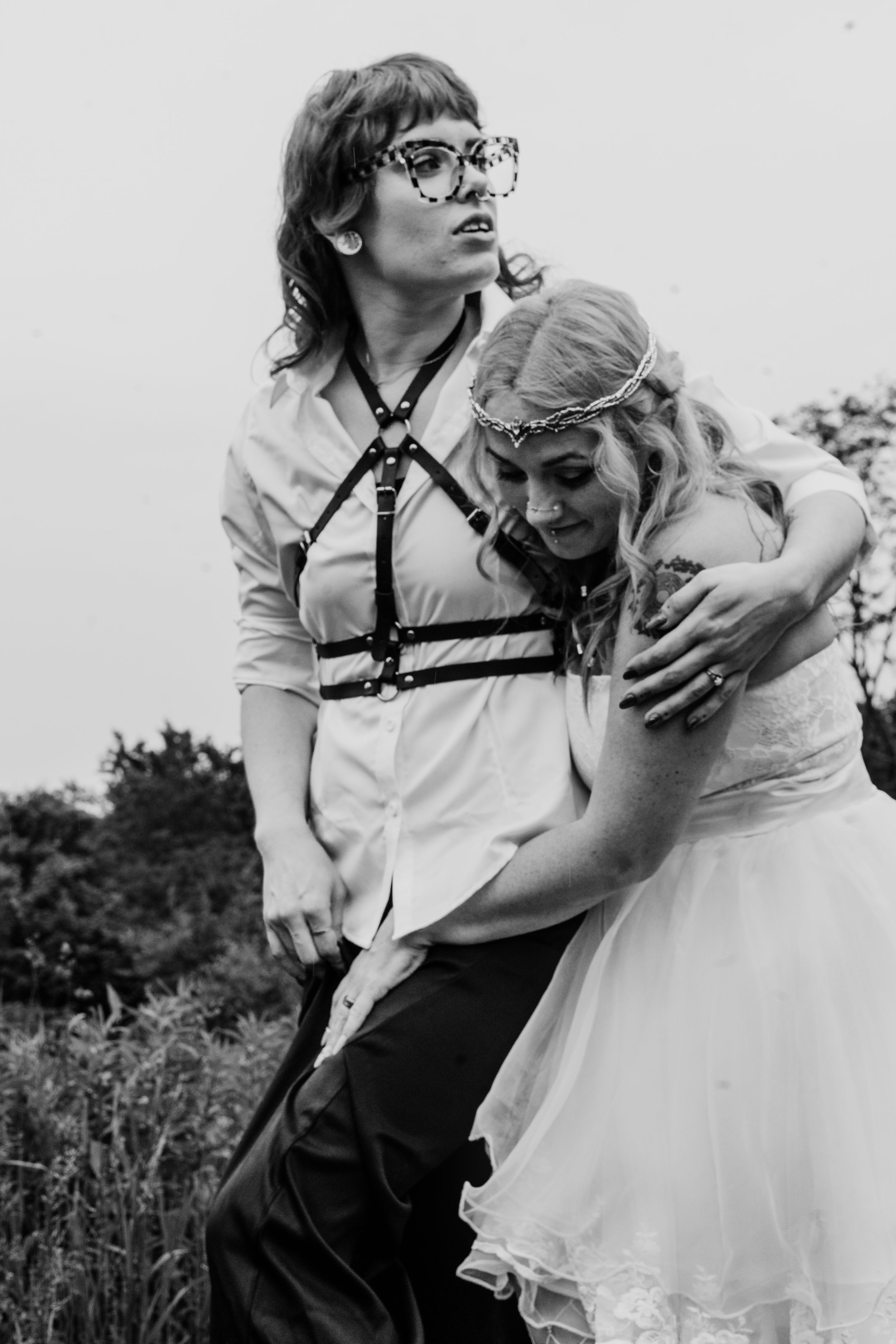 couple embracing