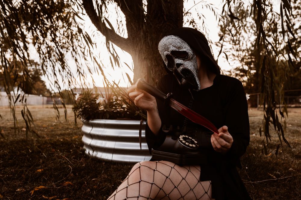 ghostface creative themed shoot