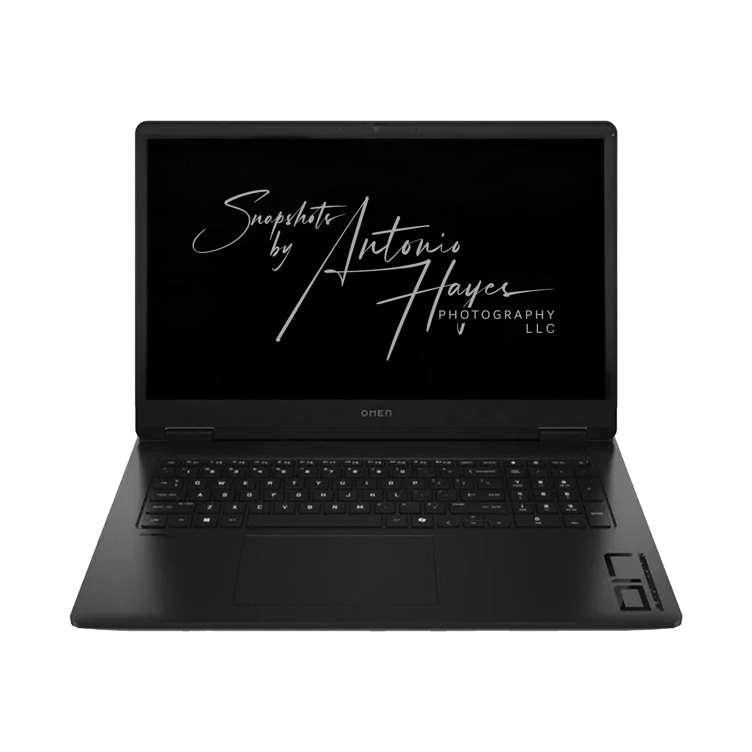 MSI gaming laptop with black finish featuring backlit keyboard and sleek design with red and blue lighting accents.