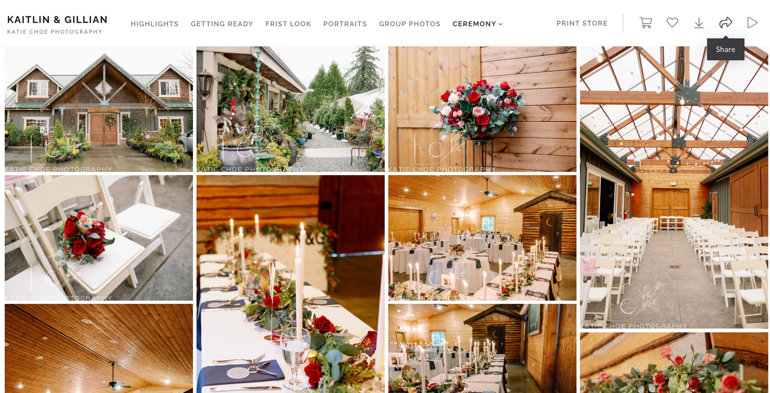 How to share your photos on pixieset
