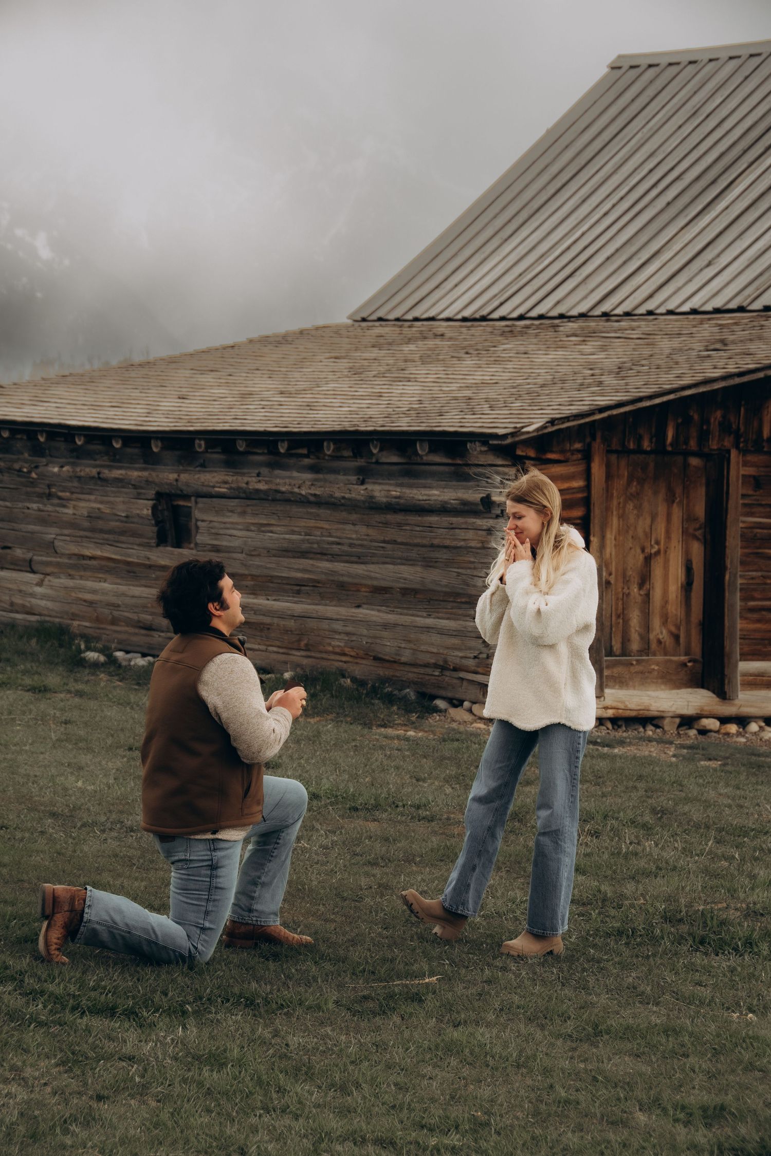 Jackson hole surprise proposal photographer