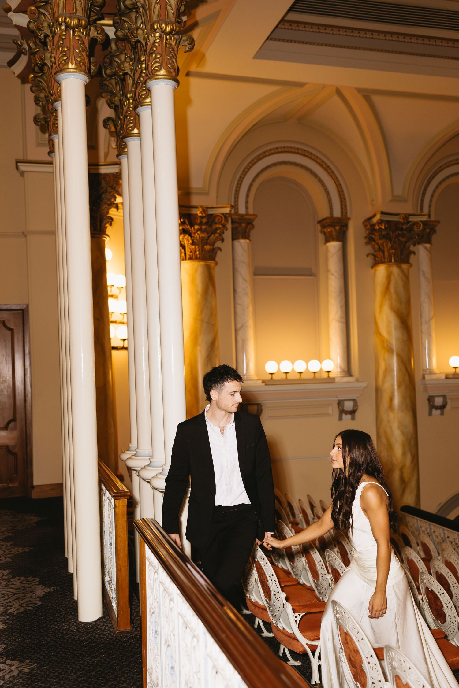 wedding videography wedding content creation Adelaide wedding photography best wedding photography editorial Champagne tower