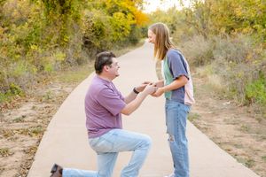 proposal for couple in abilene texas stevenson park