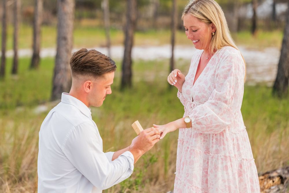 surprise engagement Panama City Beach