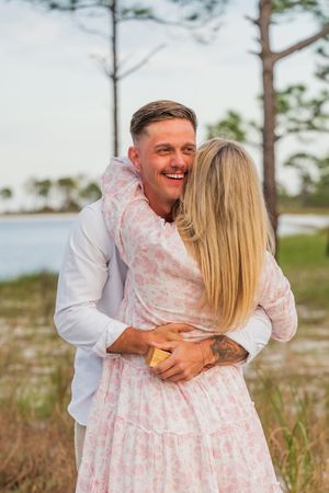 surprise engagement Panama City Beach Florida