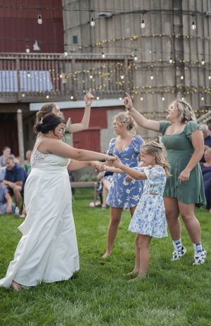 Dancing at a reception