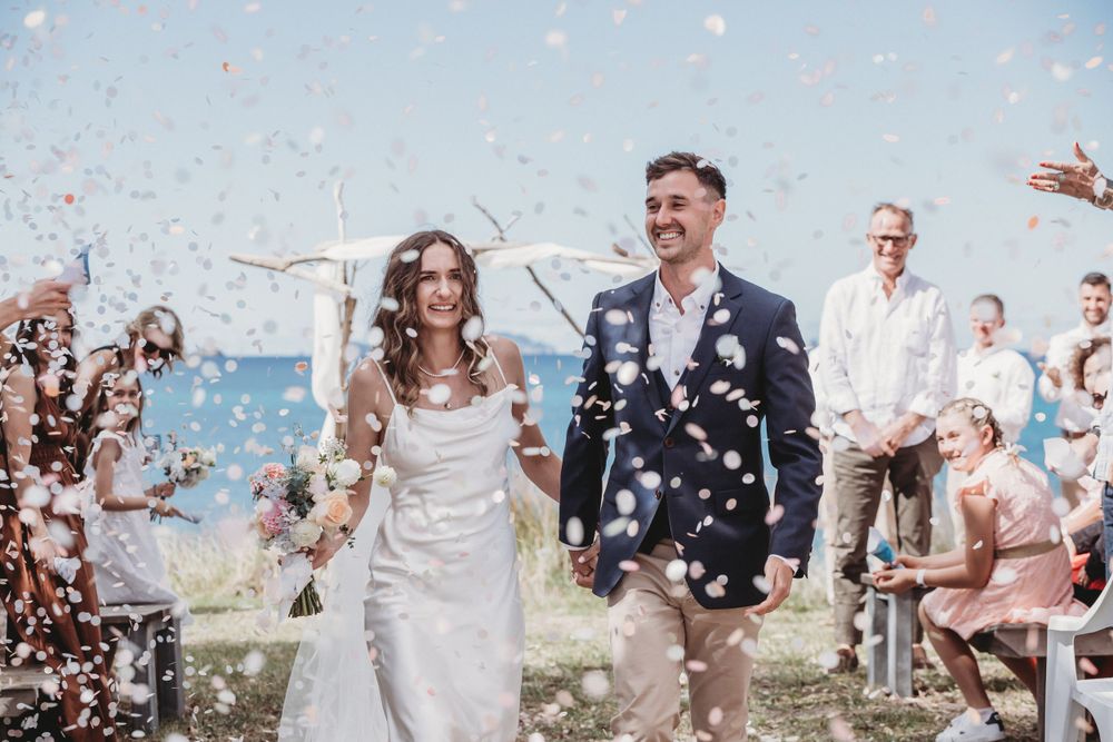 Alex and Vance Pauanui wedding in Coromandel