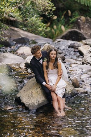 David and Acacia Coromandel Wedding at Ruapara Watergardens