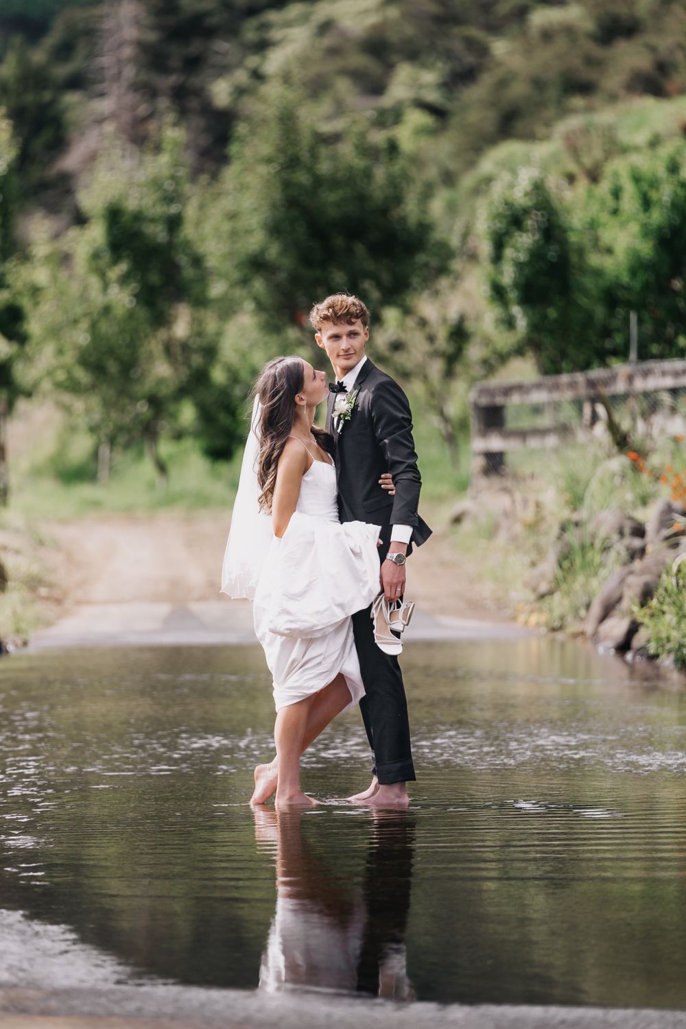 David and Acacia Coromandel Wedding at their property on the Tapu Coroglen Road