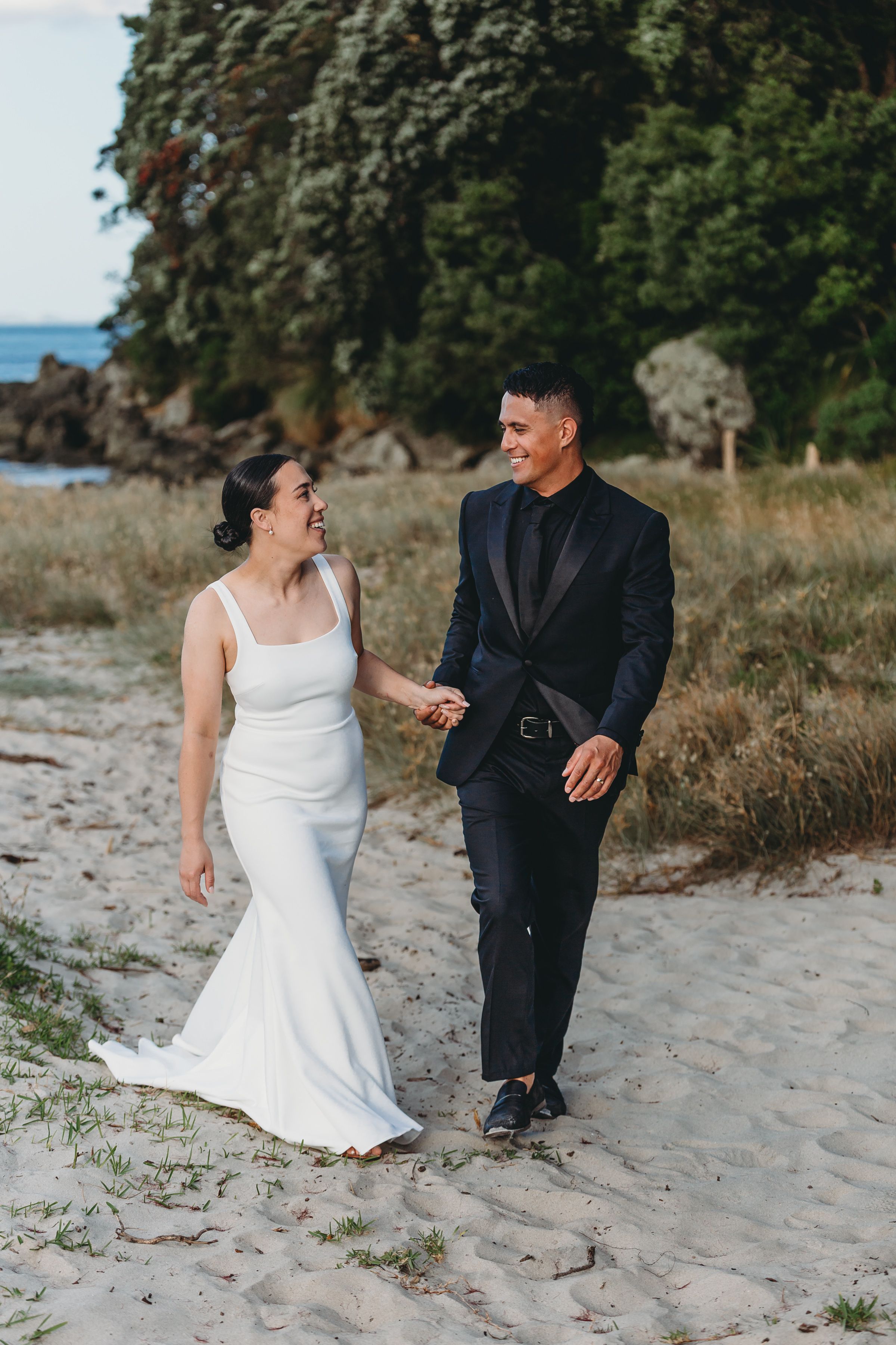 Ash and Tyran Whangapoua Wedding