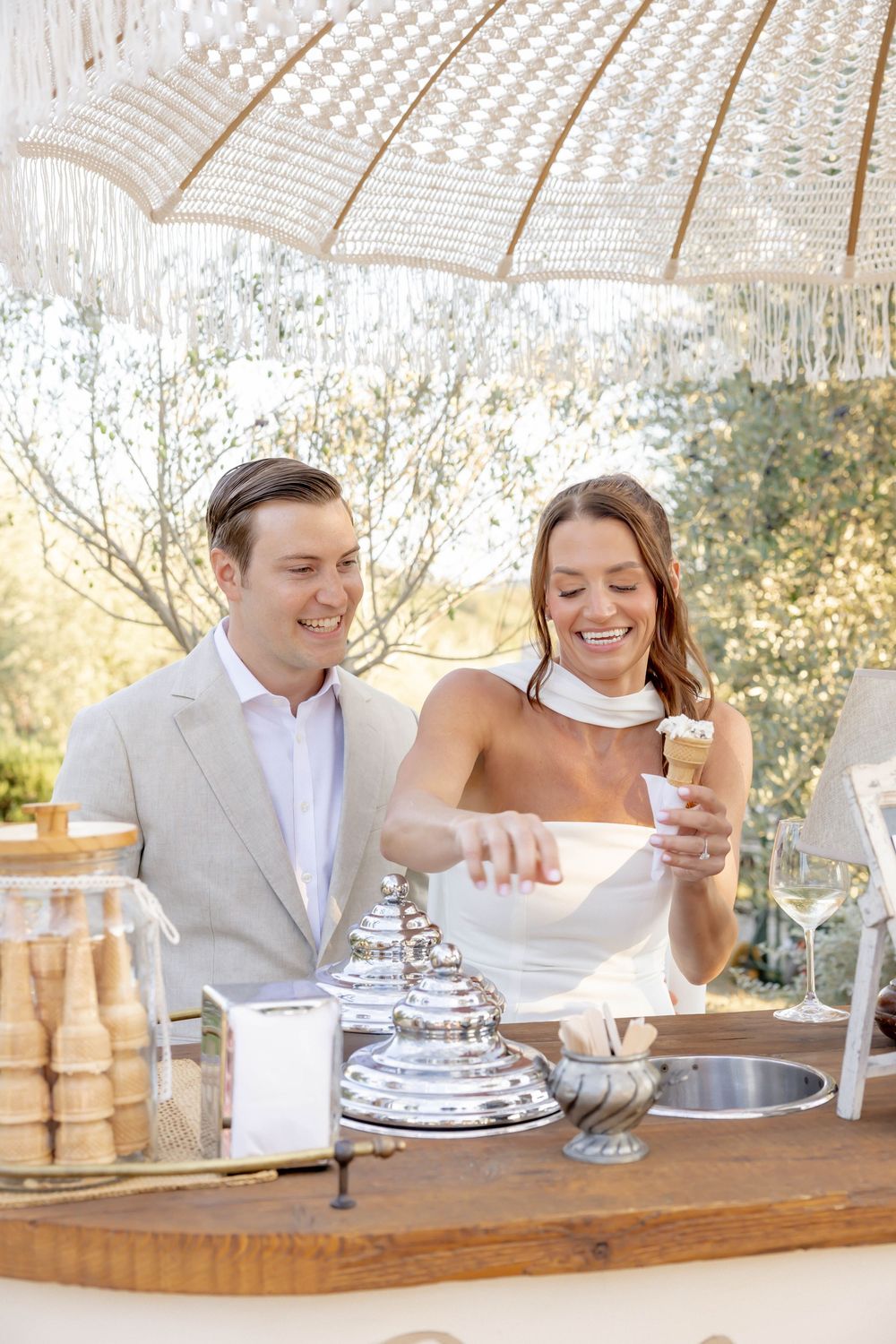 Destination Photographer - Italian Gelato Cart at Tenuta Corbinaia in Tuscany Italy
