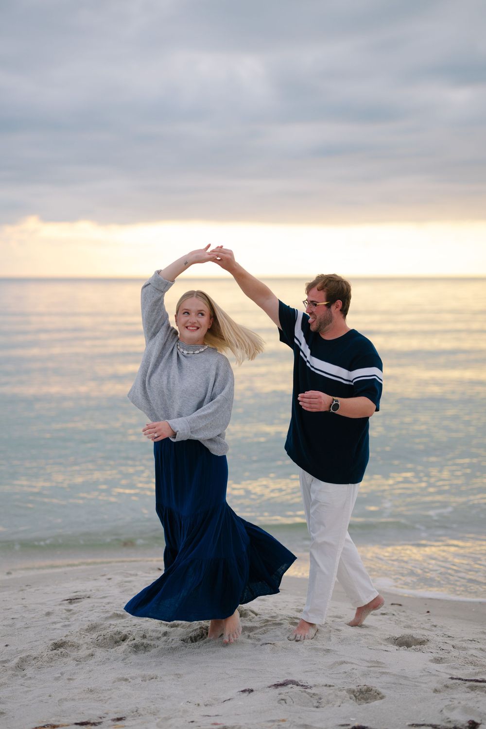 Naples, FL Engagement Proposal Photographer Sunset Beach