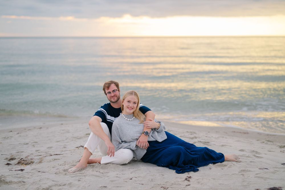 Naples, FL Engagement Proposal Photographer Sunset Beach