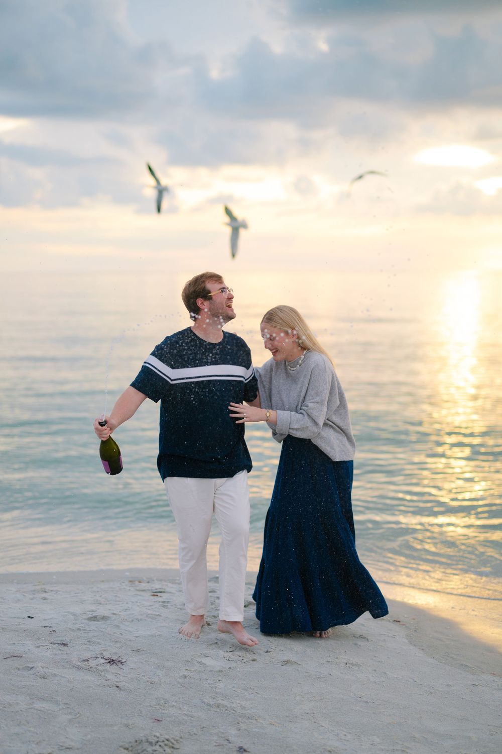 Naples, FL Engagement Proposal Photographer Sunset Beach