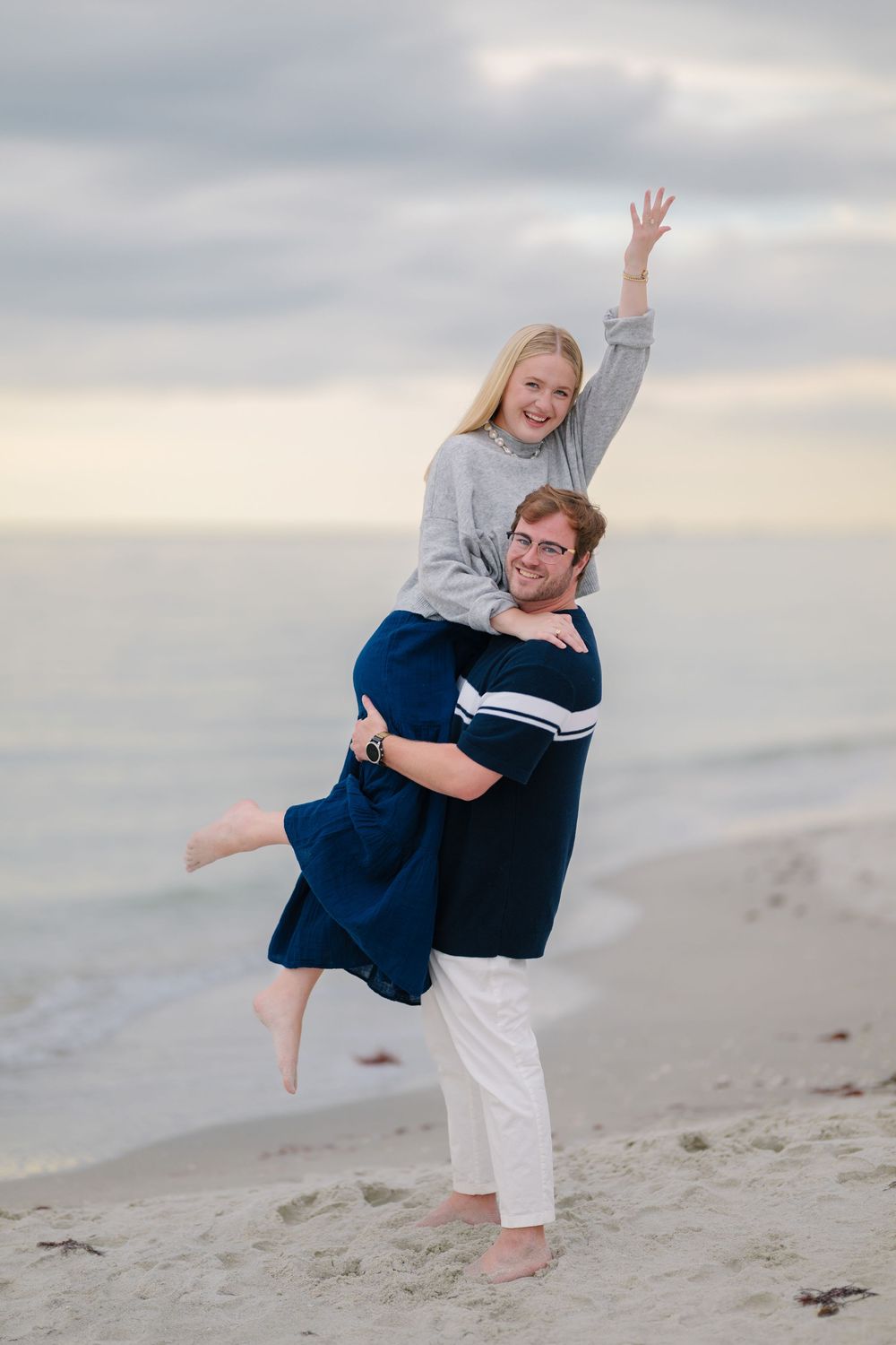Naples, FL Engagement Proposal Photographer Sunset Beach
