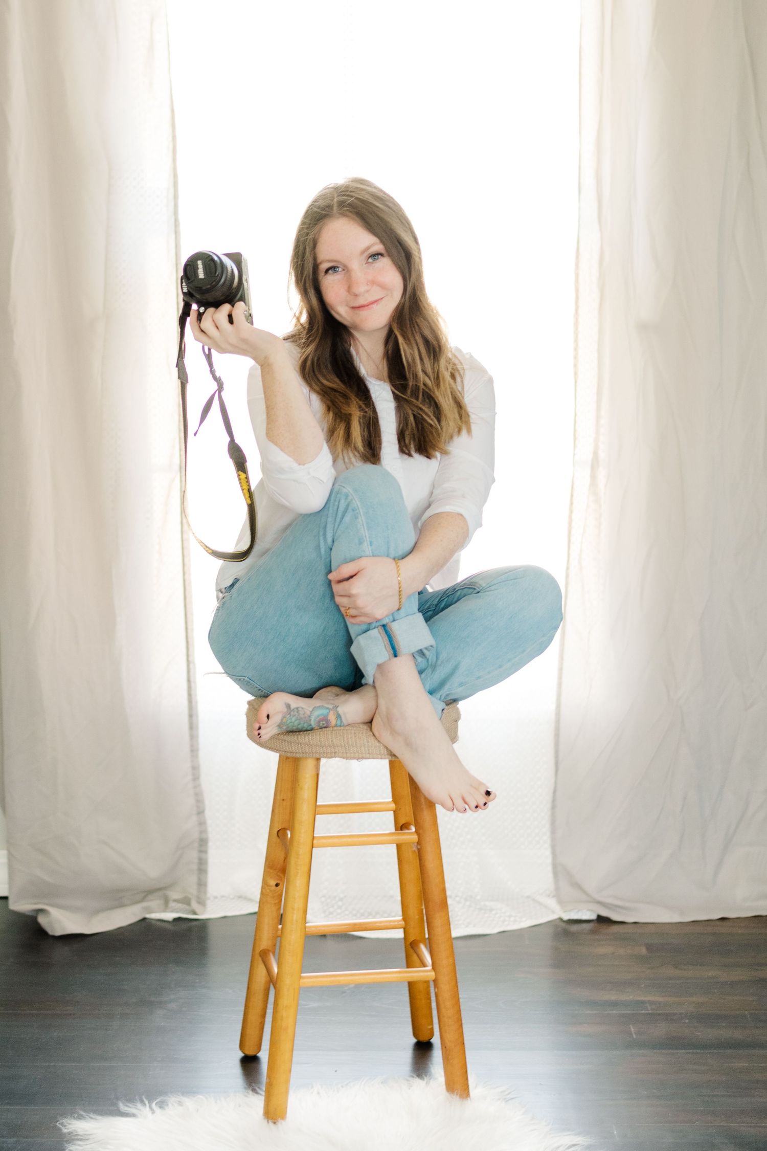 photographers posing for camera