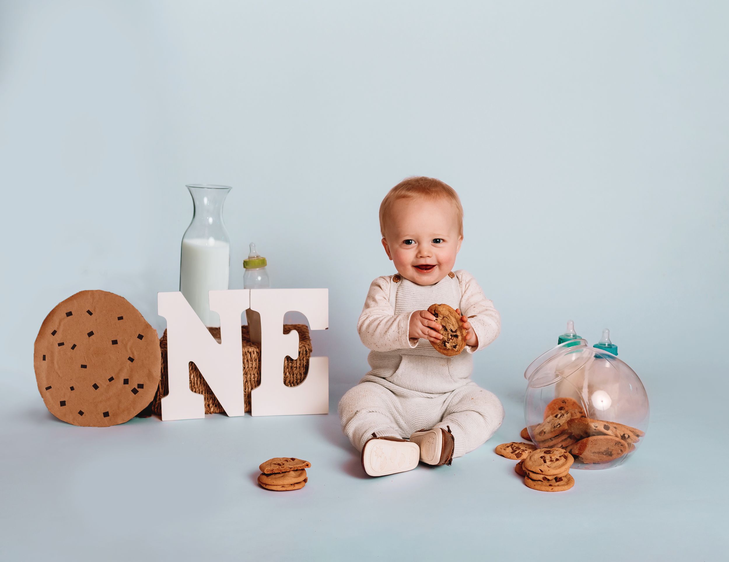 Studio First Birthday Session