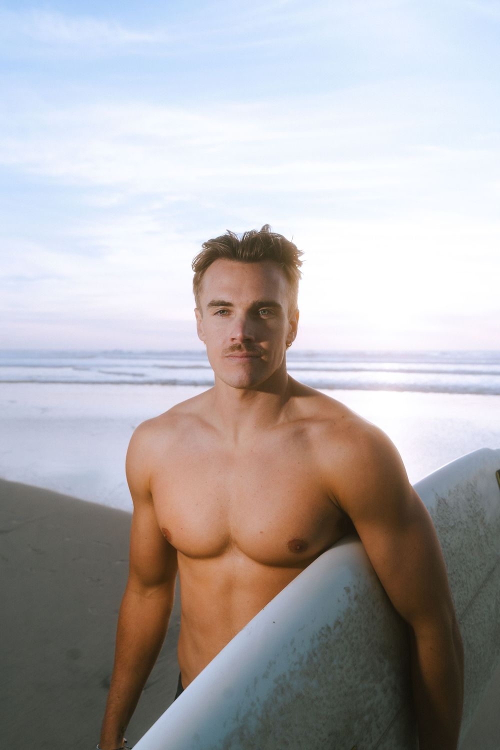Harley Wahl surfing for Encinitas Surf Shop and Vuori clothing photographed by Darius Boamah Photography