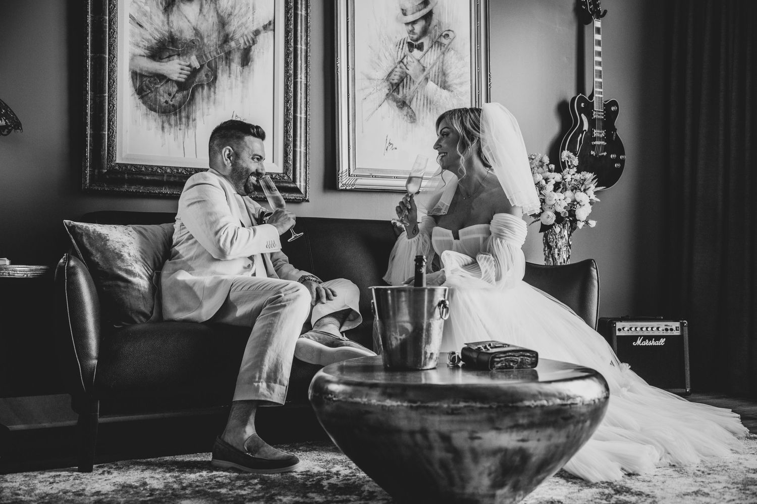 Photographie de mariage éditoriale à Montréal inspirée des magazines de luxe