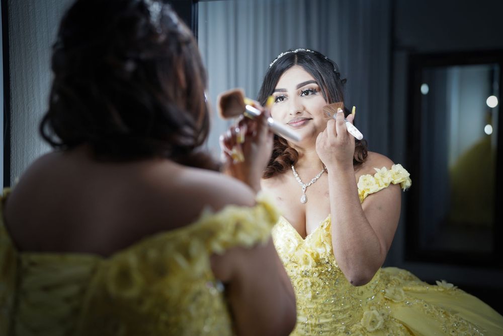 Butterfly themed Quinceañera reception details captured during Briana's Dream Quinceañera by Fotolilly Photography in Dallas Texas.
