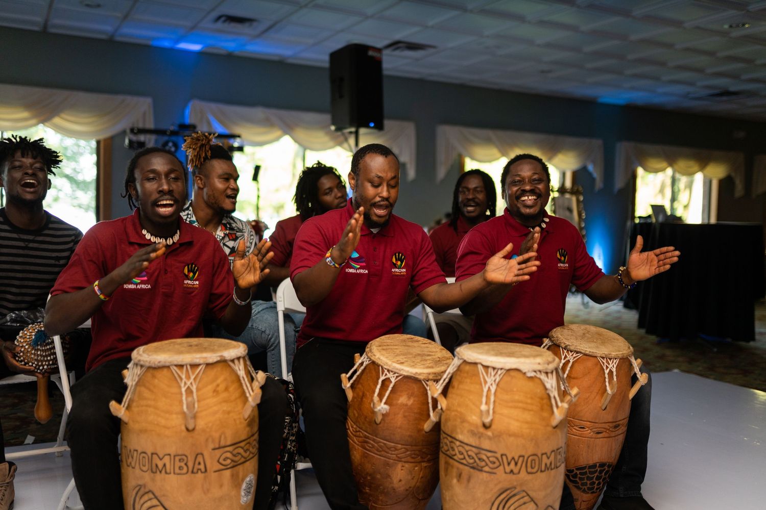 Nigerian wedding drummers live music reception photography Orlando Florida