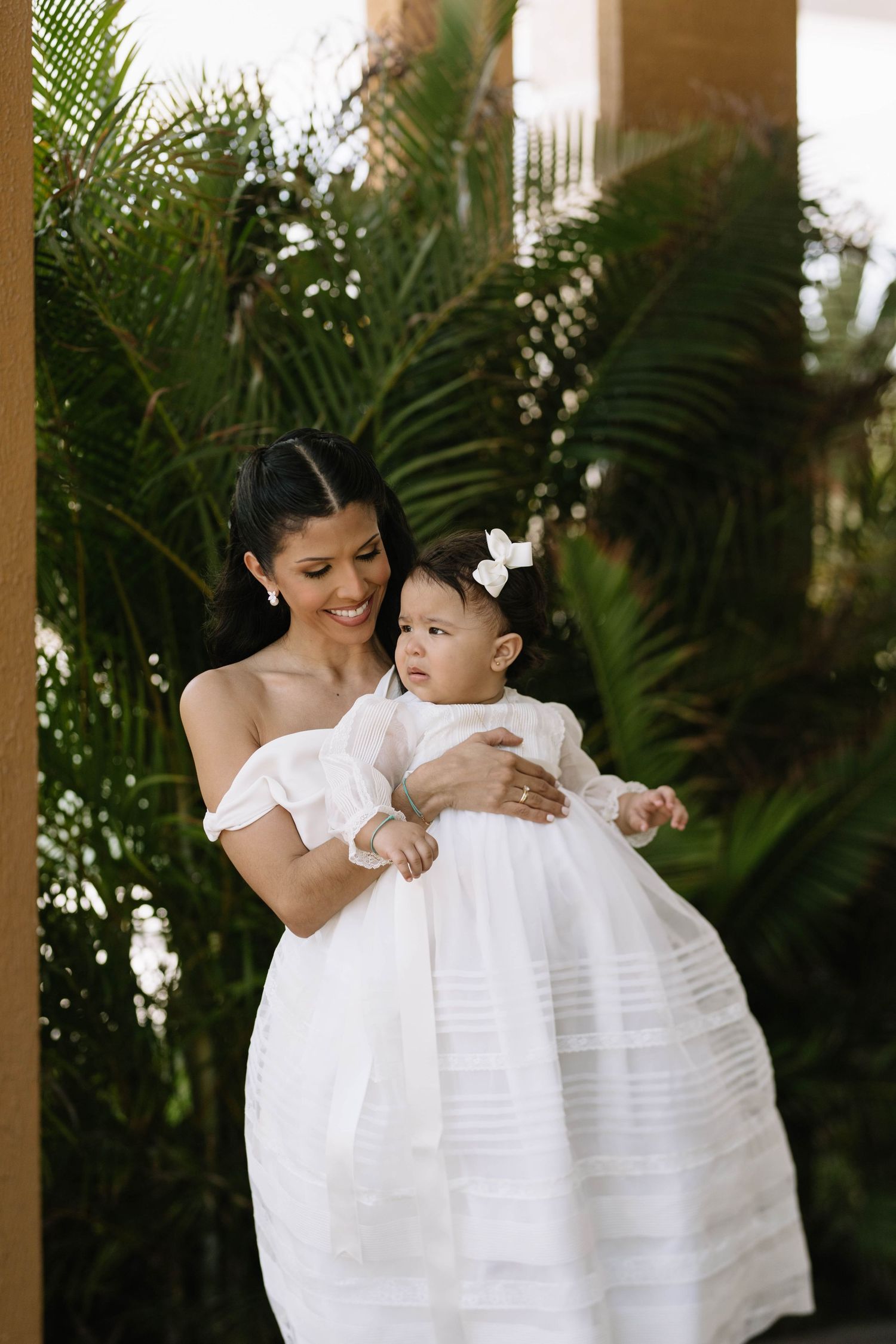 Church baptism photography in Punta Cana with timeless and elegant images.