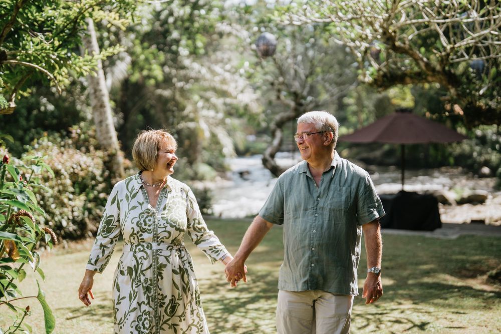 Romantic couple photoshoot at The Samaya Ubud