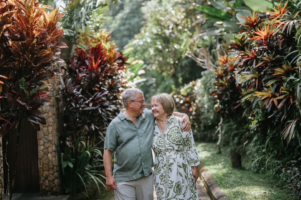 Romantic couple photoshoot at The Samaya Ubud