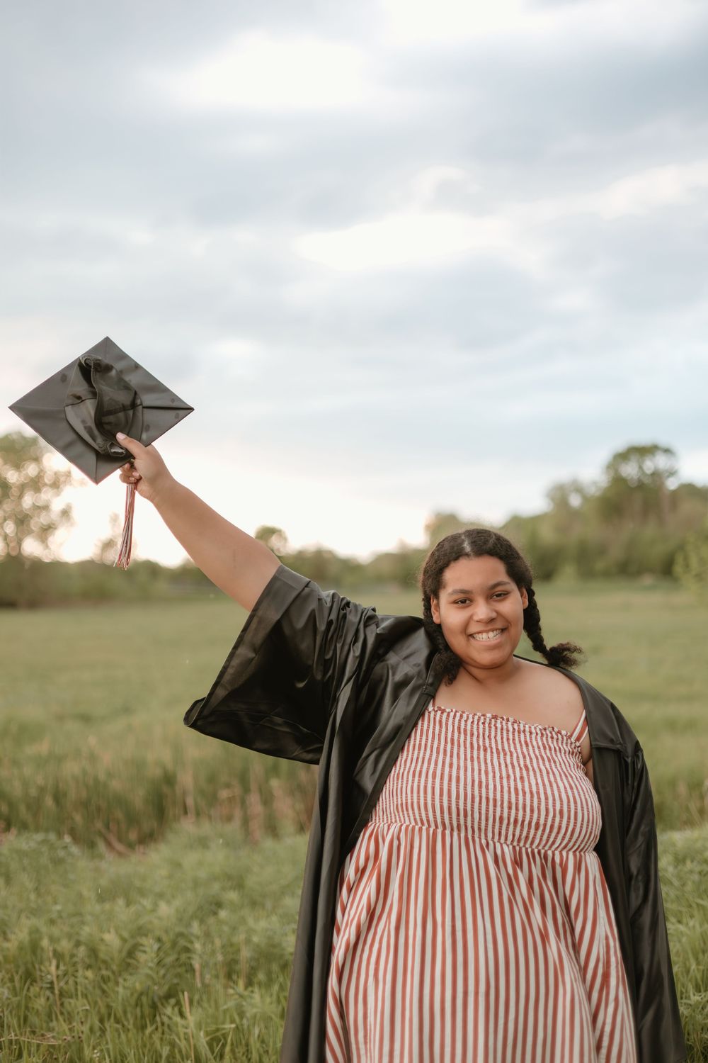 cap and gown graduate