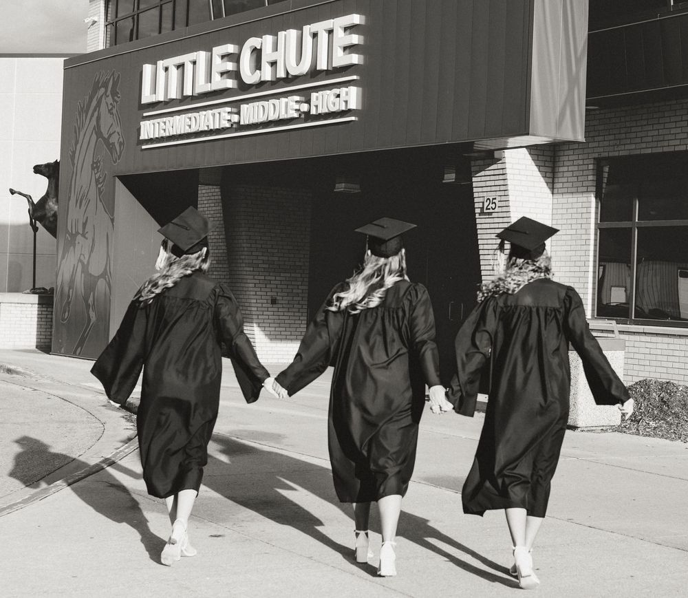 little chute graduation photo