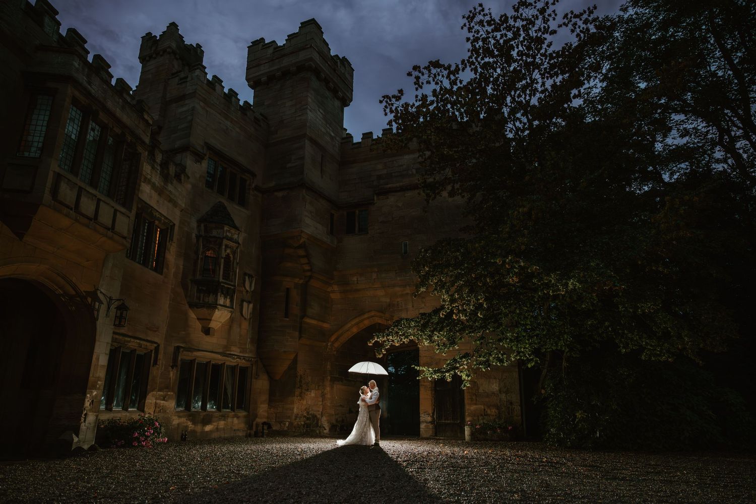 Hooton pagnell hall captured by wedding photographer Daniel Berry