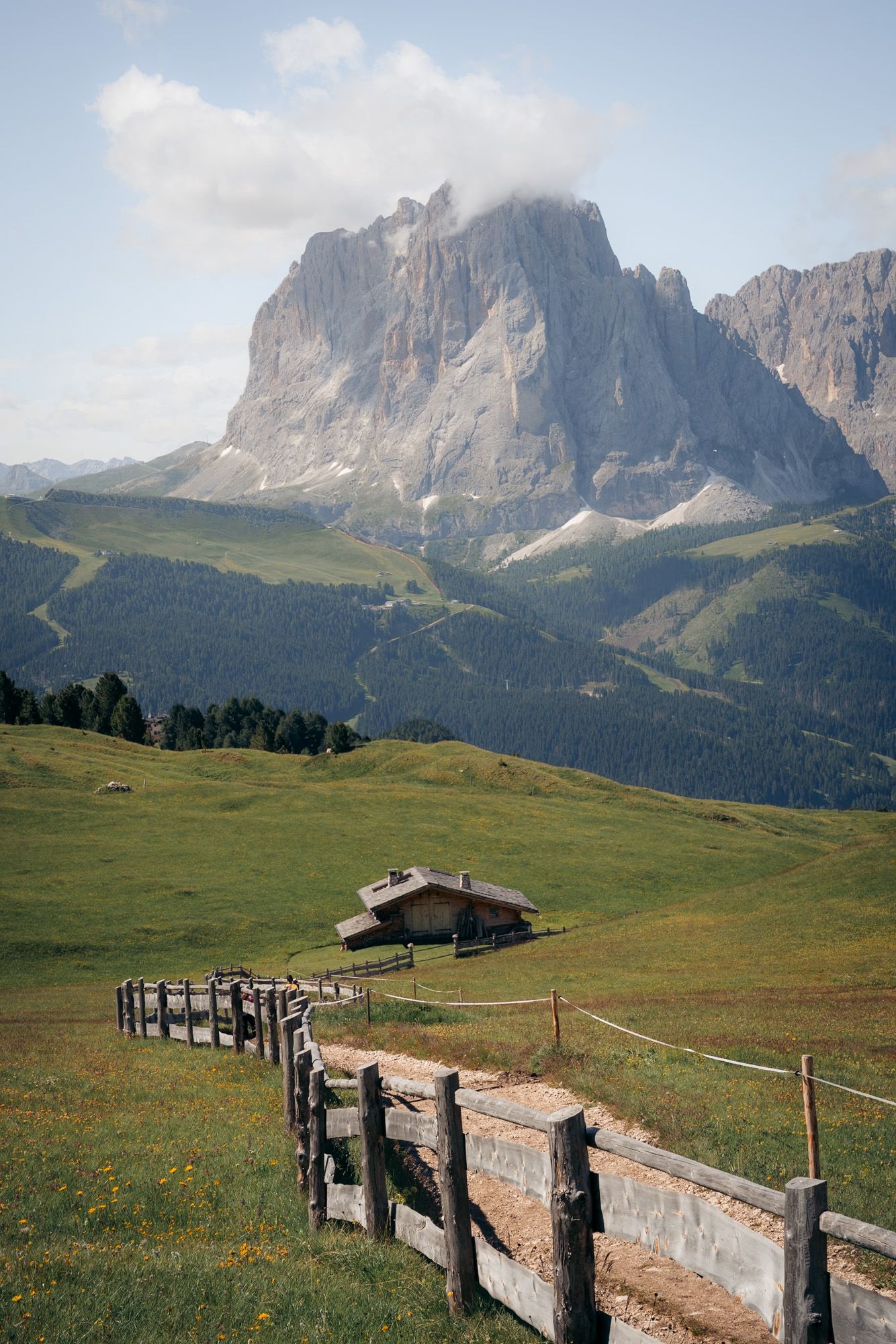 alpage seceda dans les dolomites