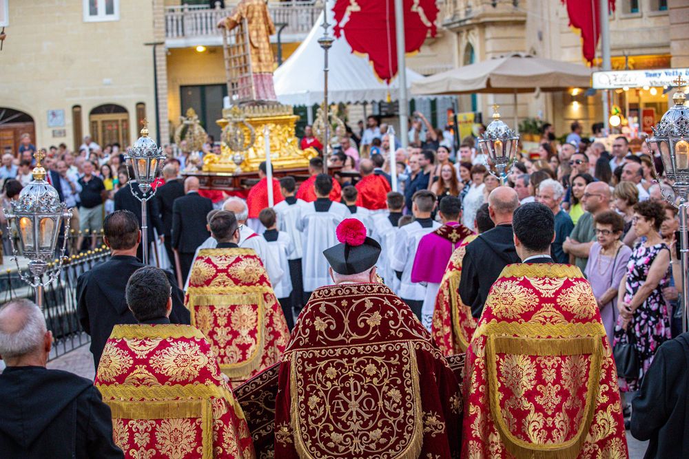San Lawrenz Festa, Gozo Purcissjoni Tradition