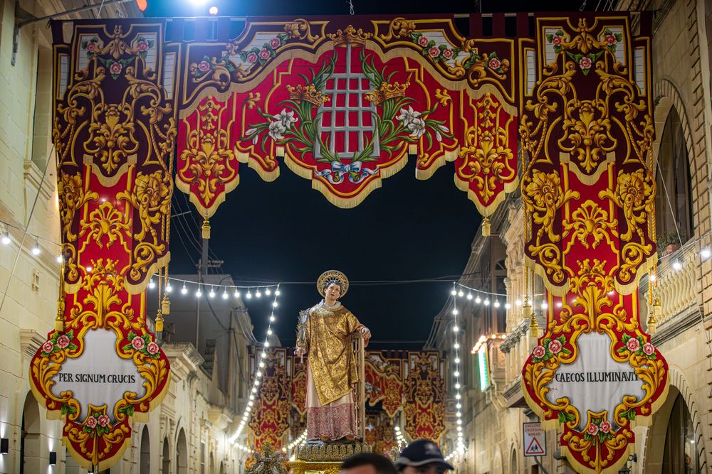 San Lawrenz Festa, Gozo Purcissjoni Tradition