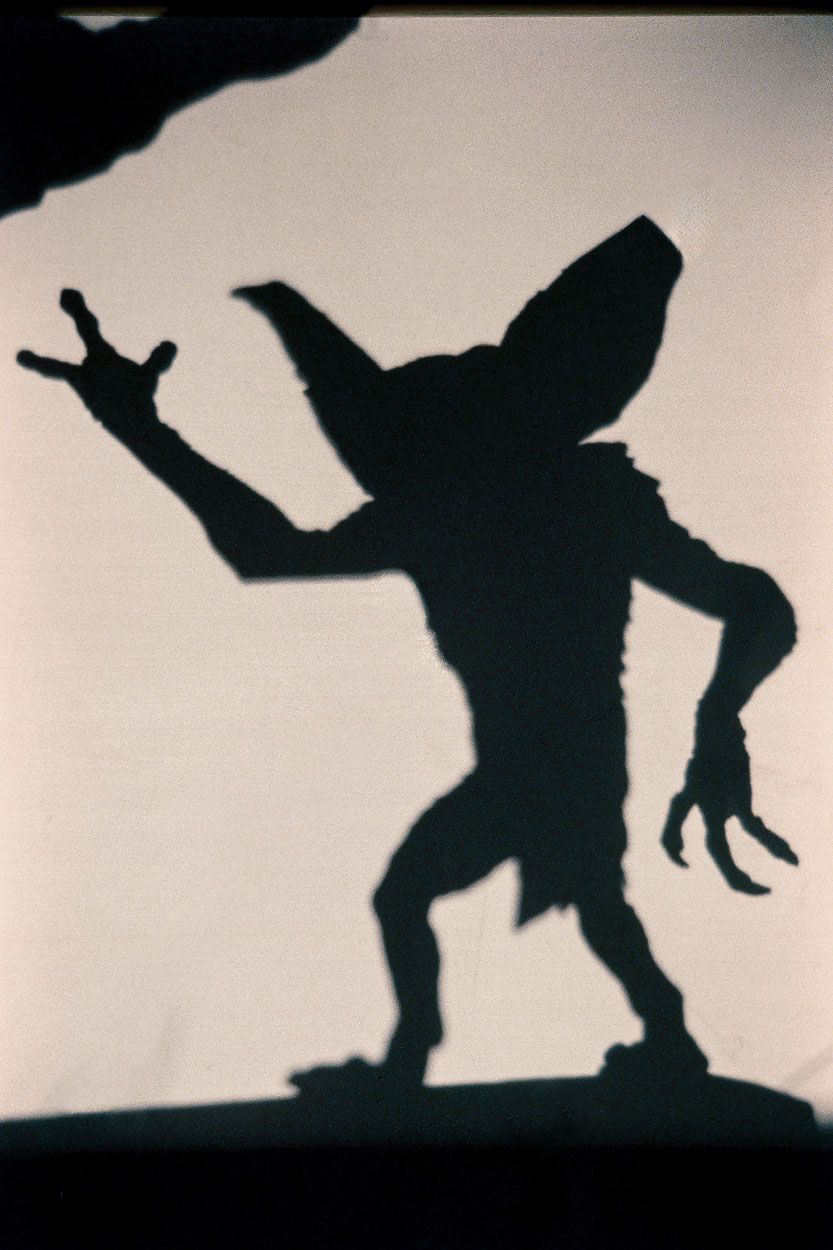 Gremlins shadow puppets