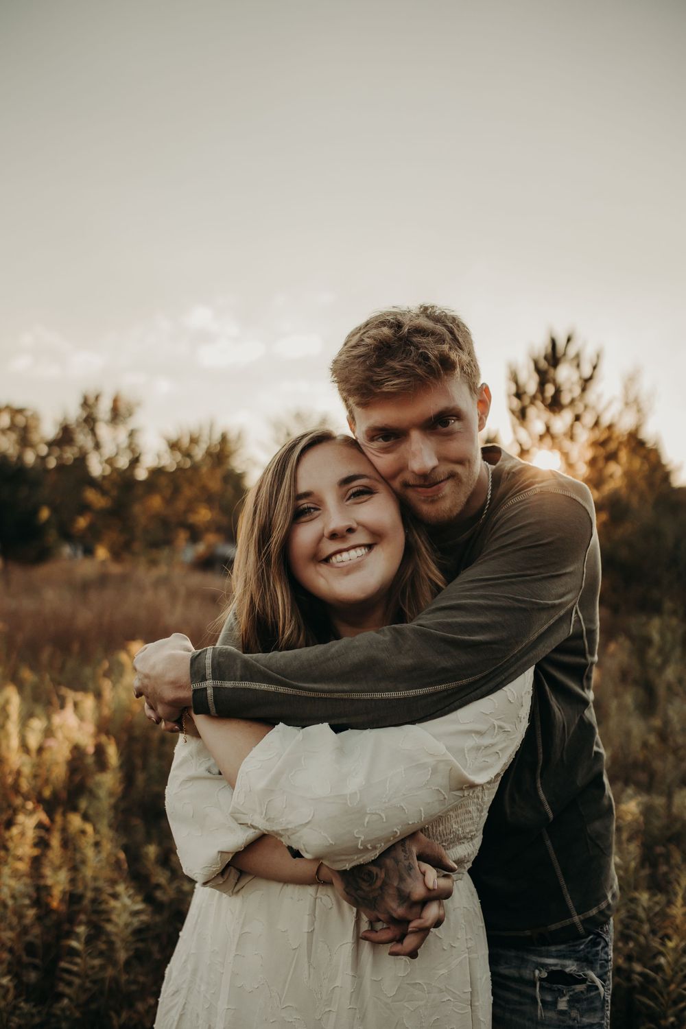 Fall engagement photographer