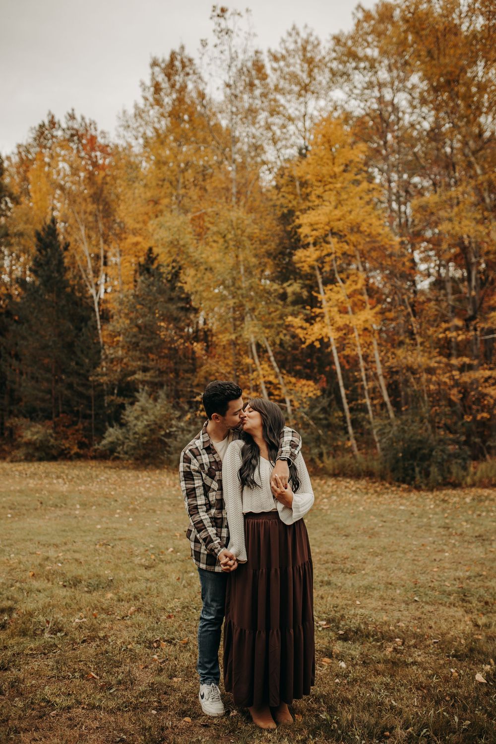 Fall engagement photographer