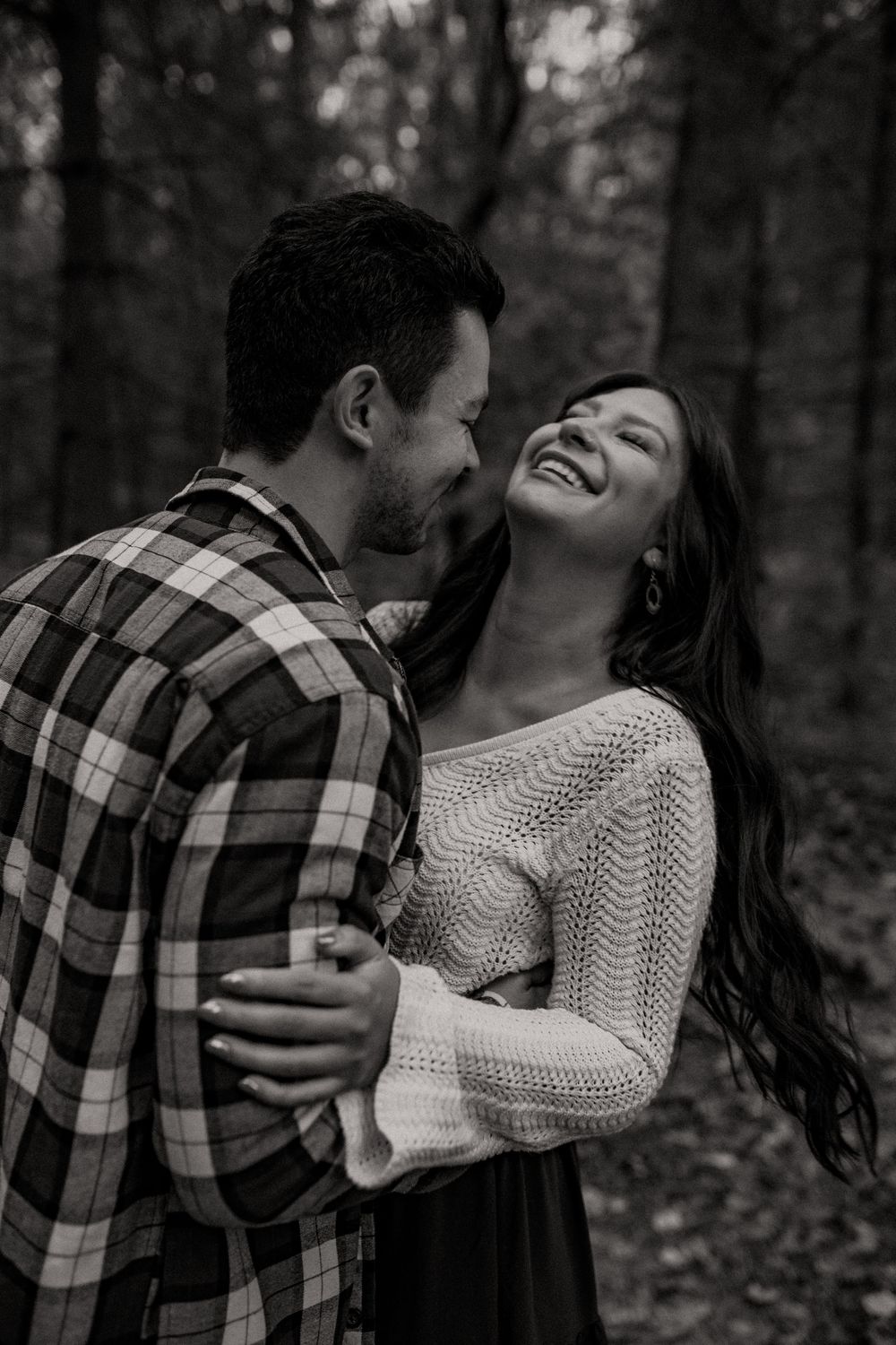 Fall engagement photographer