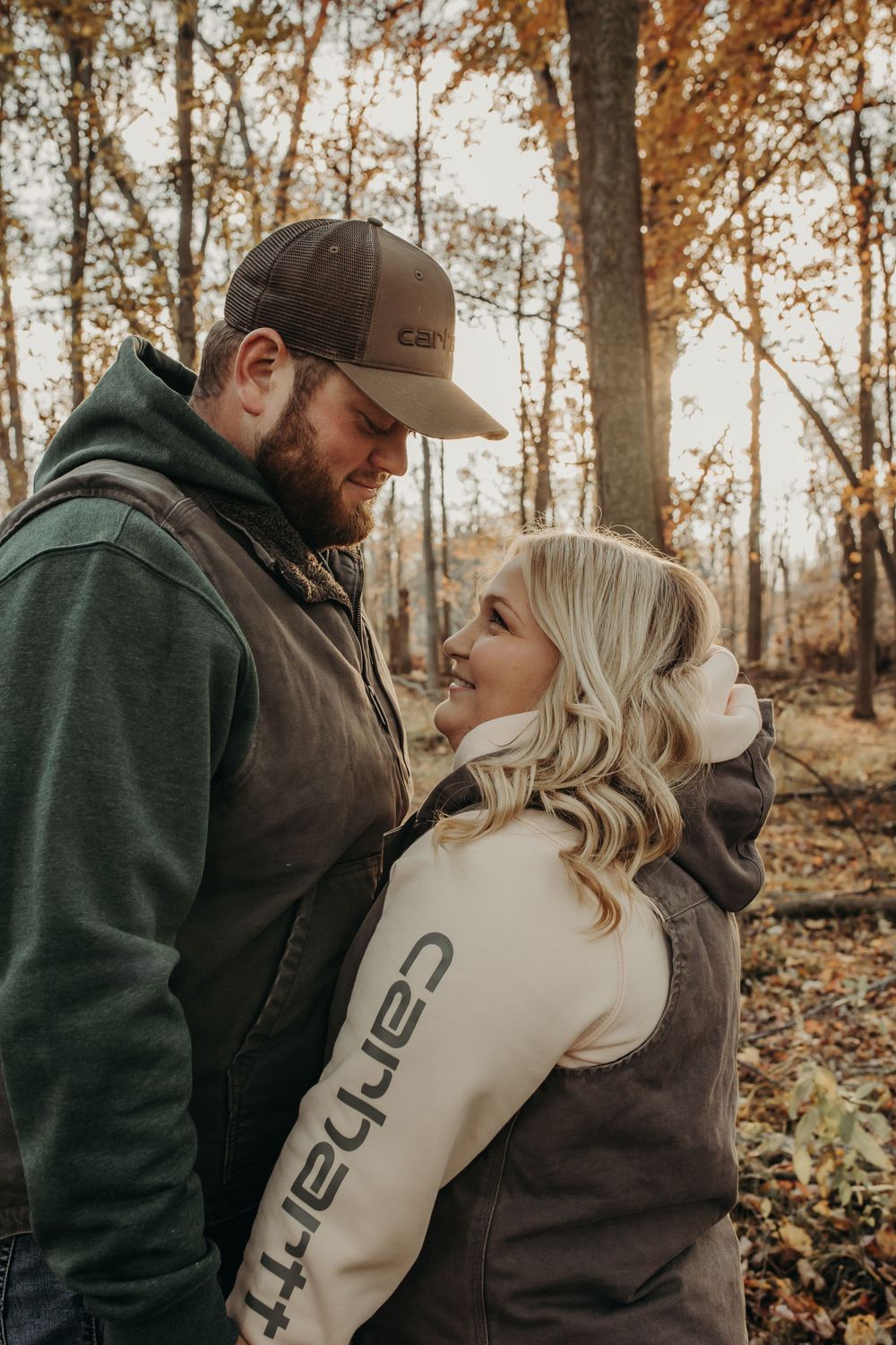 Fall engagement photographer