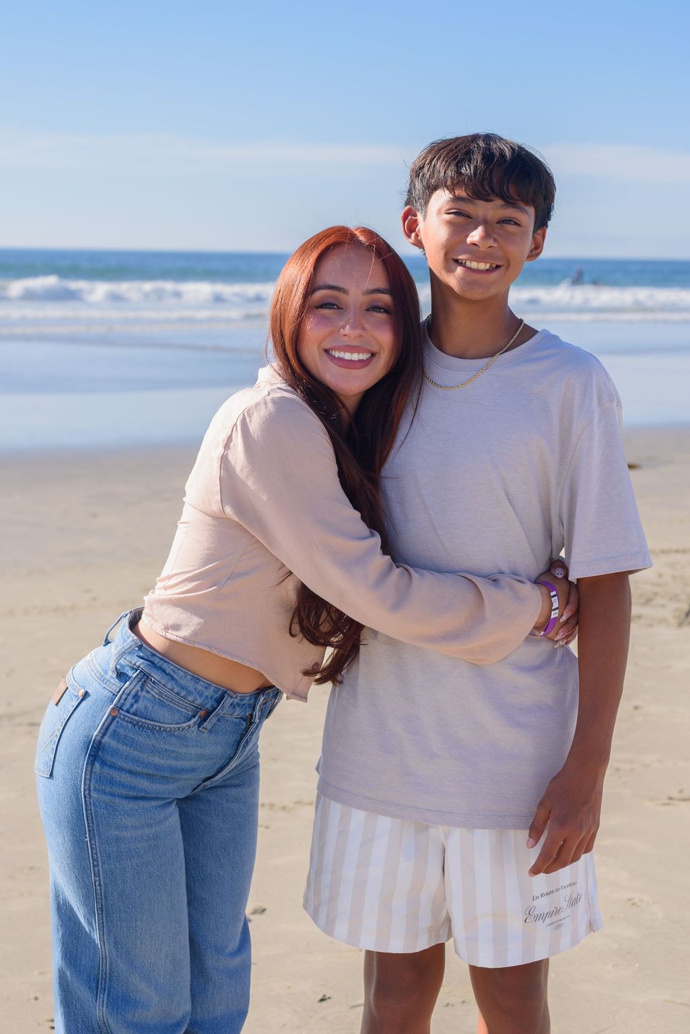 Family photoshoot in San Diego with soft natural light