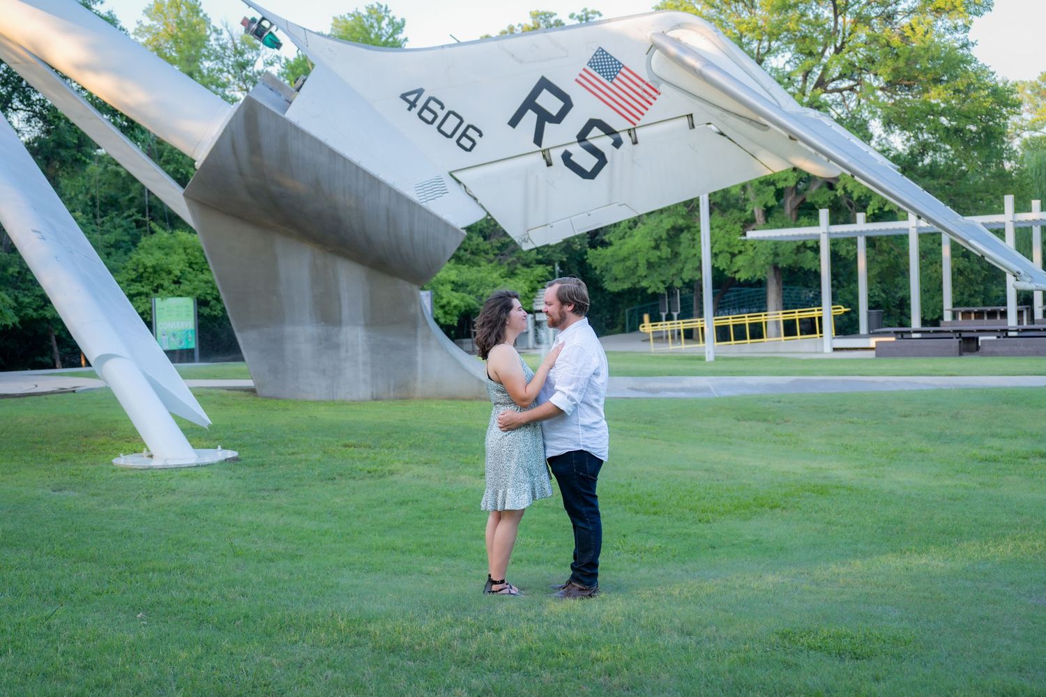 engagement session couple wedding photography Airfield Falls Trailhead & Conservation Park Fort Worth, Texas Dallas photographer couple pose