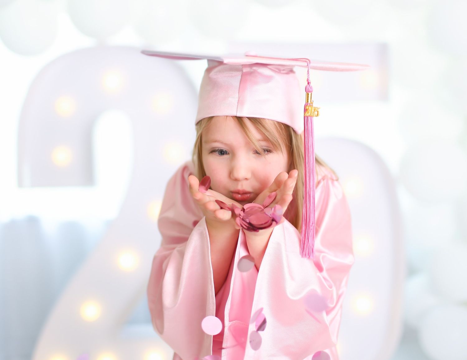 Celebrating graduating Kindergarten