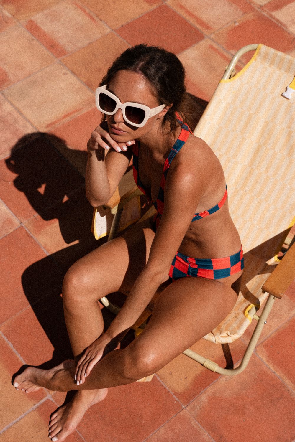 Beautiful woman in swimming suit