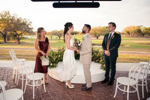 Micro wedding photography on a golf course venue in Tampa, Dunedin, Clearwater, St Pete, Naples, West Palm, Florida, England and Scotland